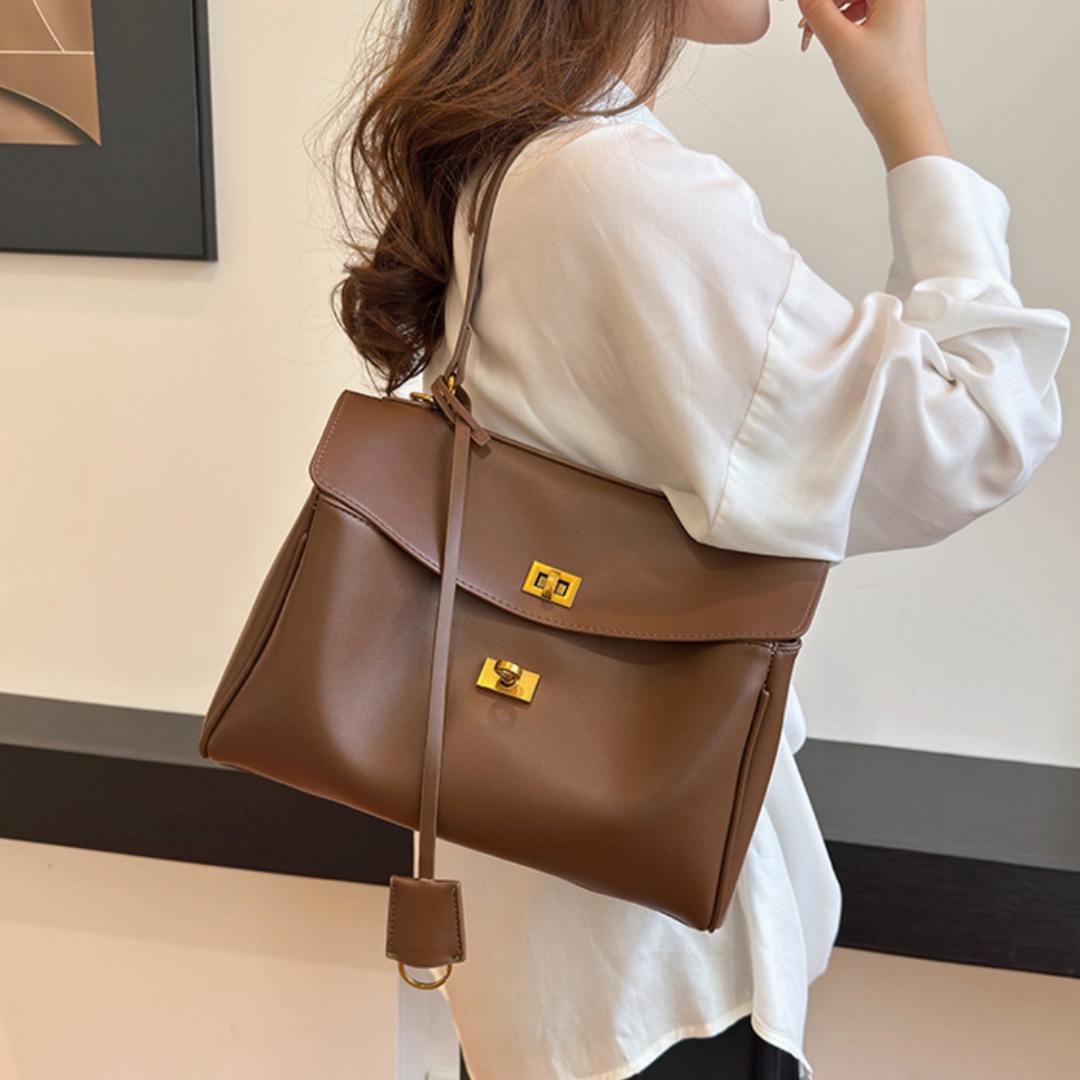 Women Hand Bags For Office - Minimalist Luxury Korean Soft Leather Flap