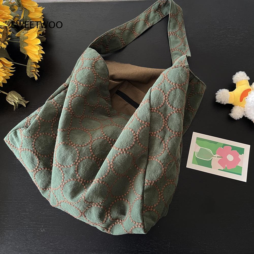 2026 Natural Woven Texture Fab - Women Hand Bags For Office ulasan dan harga