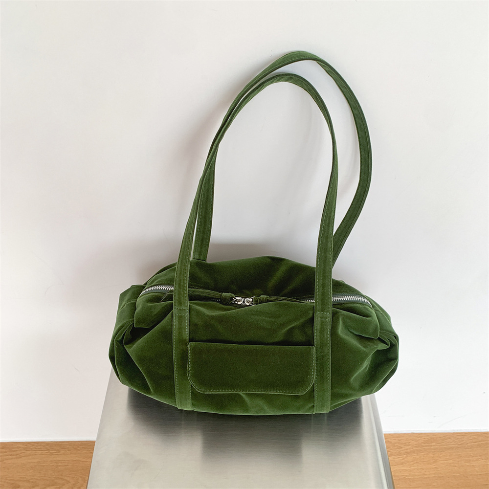 Vintage Velvet Women Boston Ha - Women Hand Bags For Office ulasan dan harga