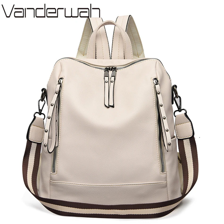 Brand Luxury Backpacks Soft Le - Women Bags Branded ulasan dan harga