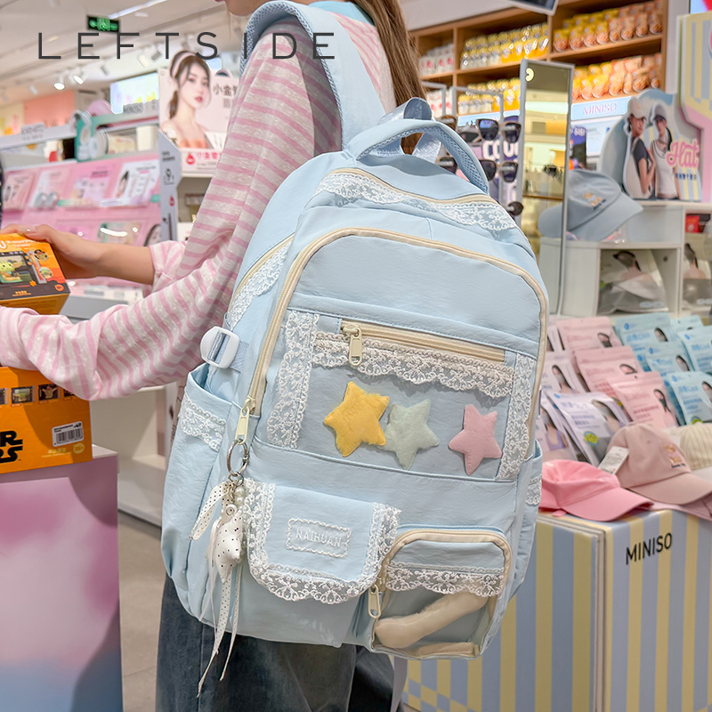 Women Lace Decor Backpack Cute - Women Bags 2026 Trends ulasan dan harga