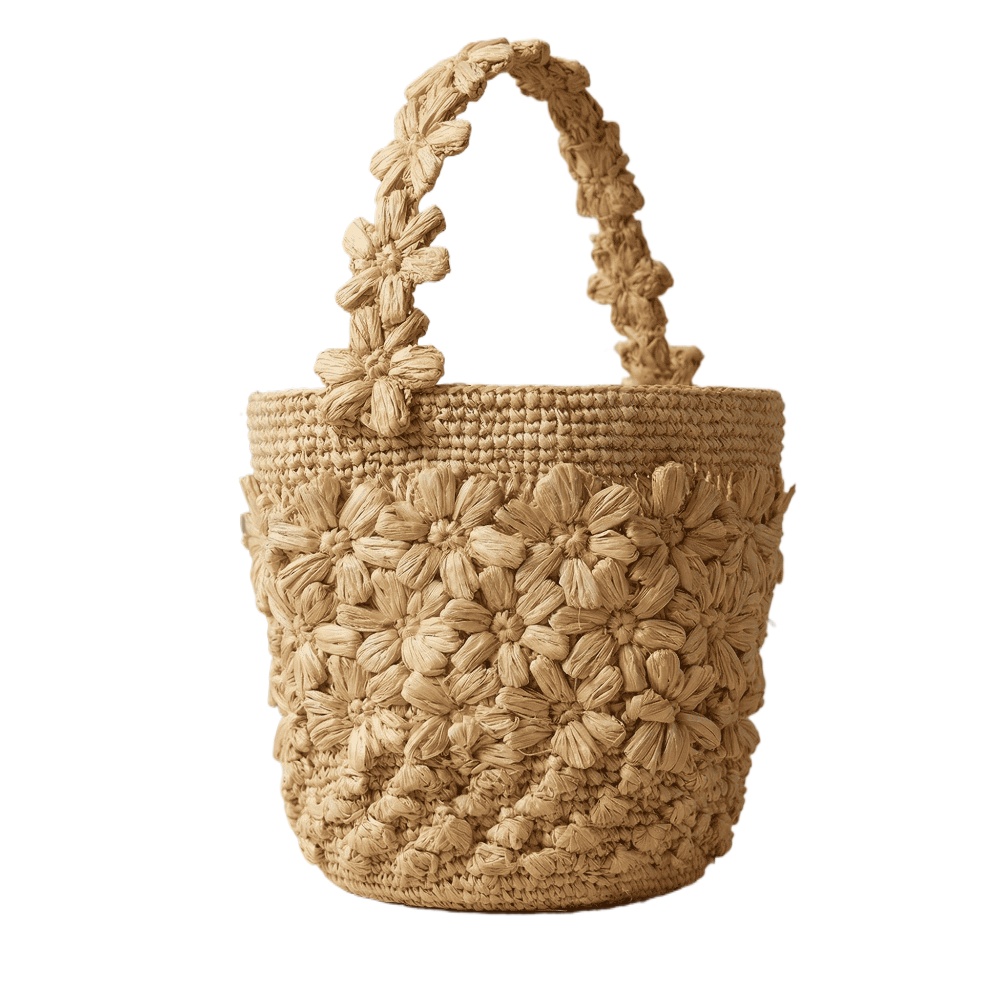 Women Summer Raffia Woven Buck - Women'S Raffia Bags ulasan dan harga