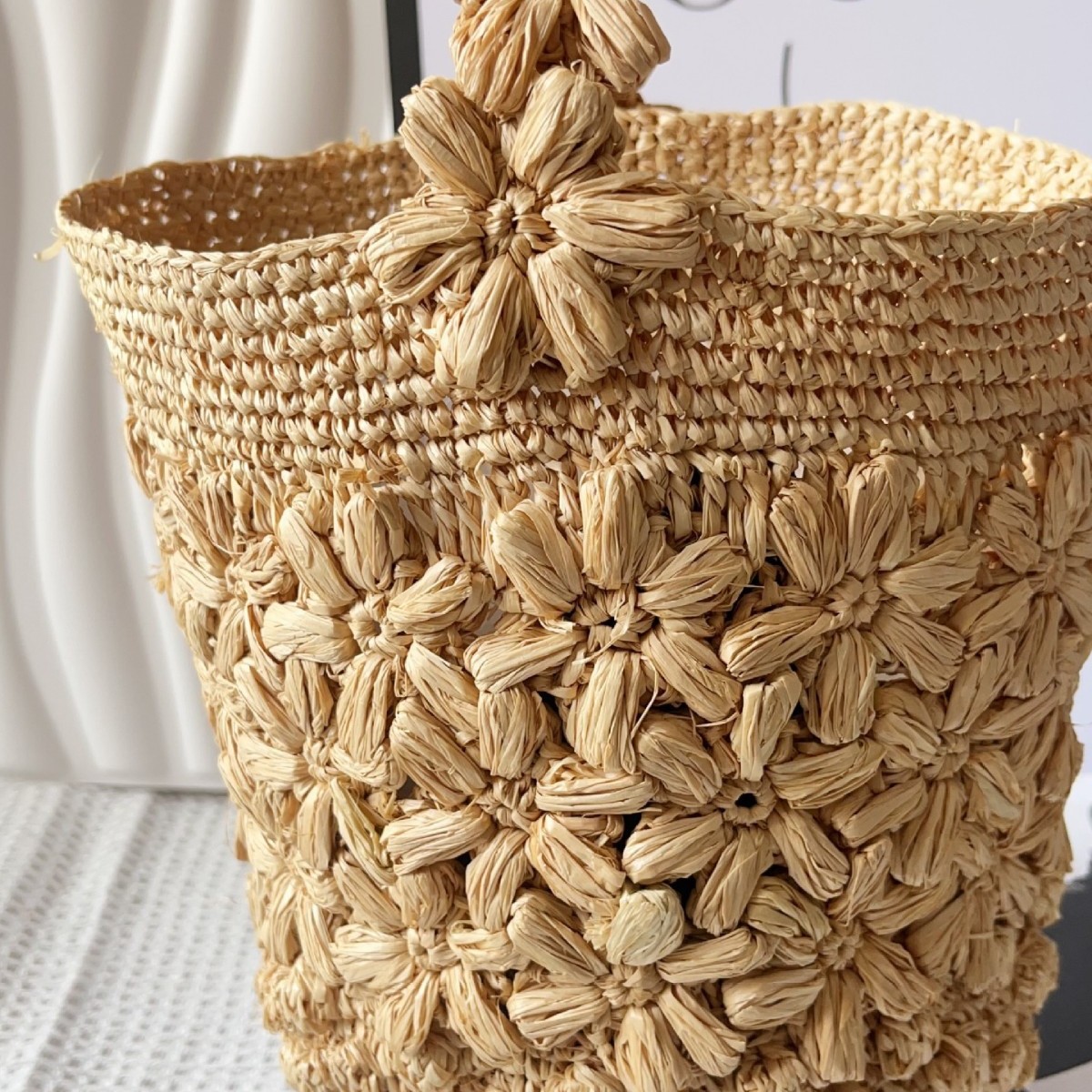 Women Summer Raffia Woven Buck - Women'S Raffia Bags ulasan dan harga